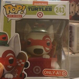 Funko Pop! TMNT Ad Icons Red and White Figure